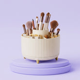 Rotating Makeup Brush Organizer