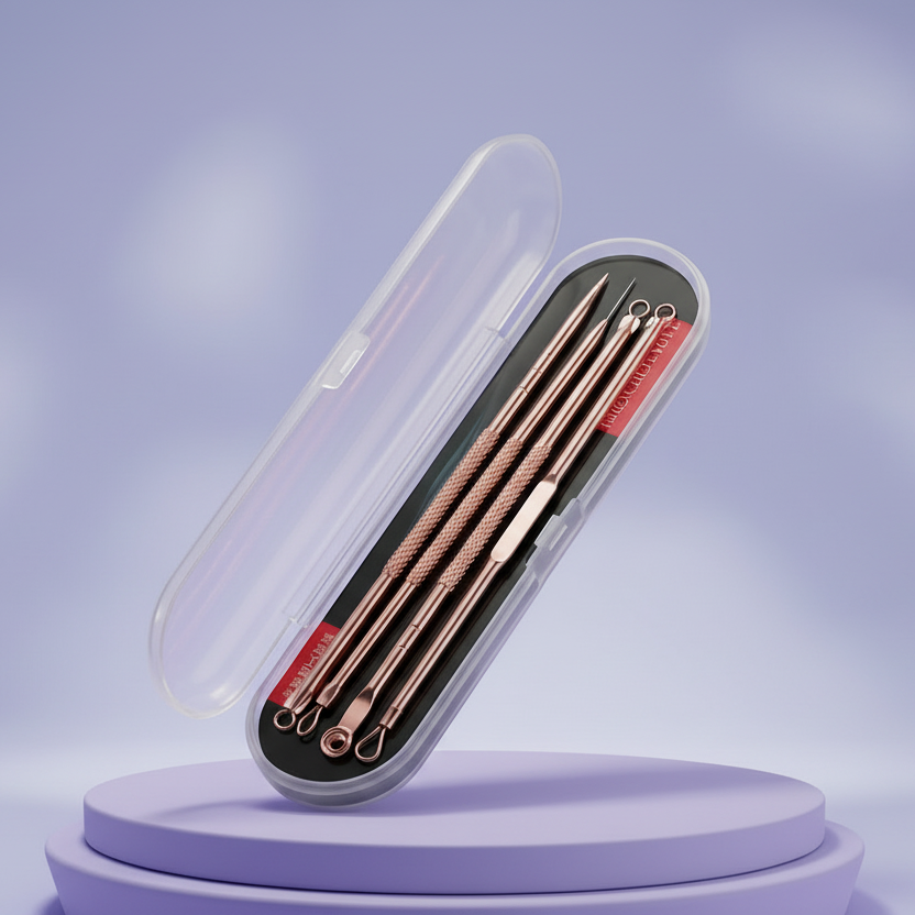 Blemish Extractor Tool Kit — 4 Piece Set